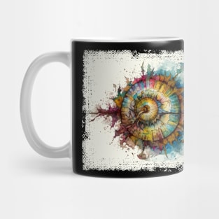 Abstract Watercolor Fibonacci Sequence Mug